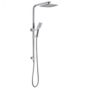 Kasten Square Brushed Nickel Multifunction Shower Set